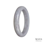 58mm Grade A Jadeite Jade Bangle - MAYS
