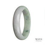 58mm Grade A Jadeite Jade Bangle - MAYS