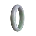 58mm Grade A Jadeite Jade Bangle - MAYS