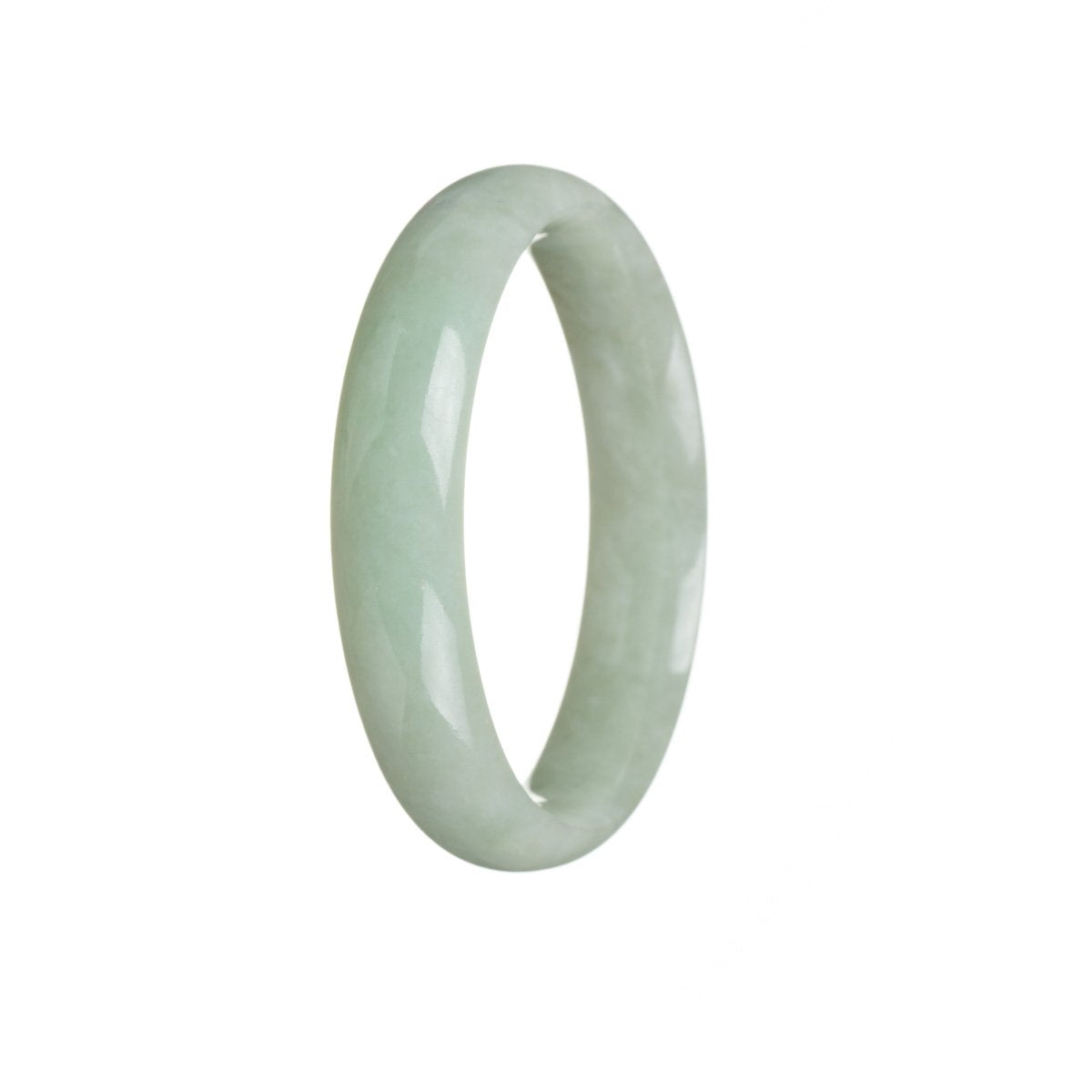 56mm Grade A Jadeite Jade Bangle - MAYS