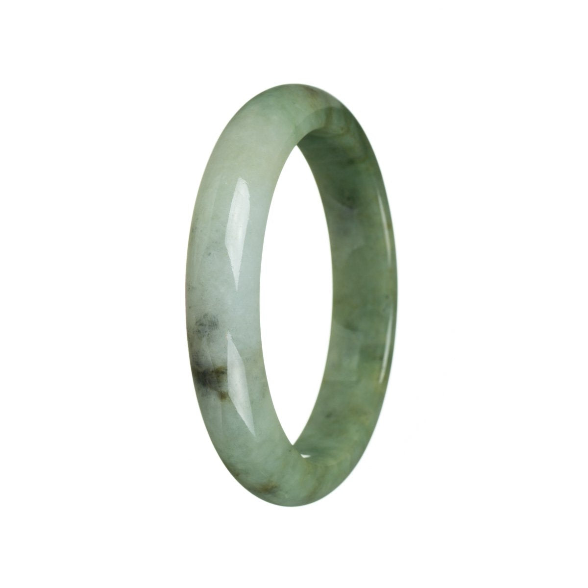 60mm Grade A Jadeite Jade Bangle - MAYS