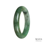 60mm Grade A Jadeite Jade Bangle - MAYS