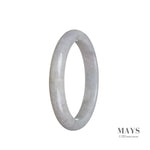 57mm Grade A Jadeite Jade Bangle - MAYS
