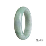 56mm Grade A Jadeite Jade Bangle - MAYS