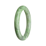 56mm Grade A Jadeite Jade Bangle - MAYS