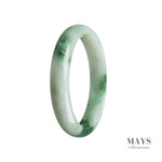 56mm Grade A Jadeite Jade Bangle - MAYS
