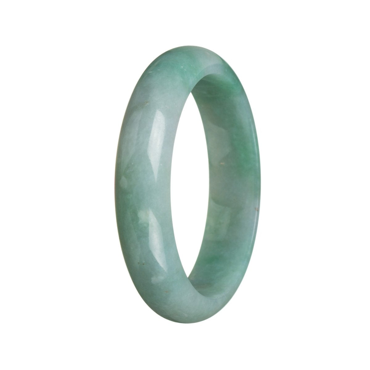 58mm Grade A Jadeite Jade Bangle - MAYS