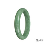 58mm Grade A Jadeite Jade Bangle - MAYS