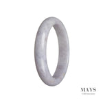 57mm Grade A Jadeite Jade Bangle - MAYS