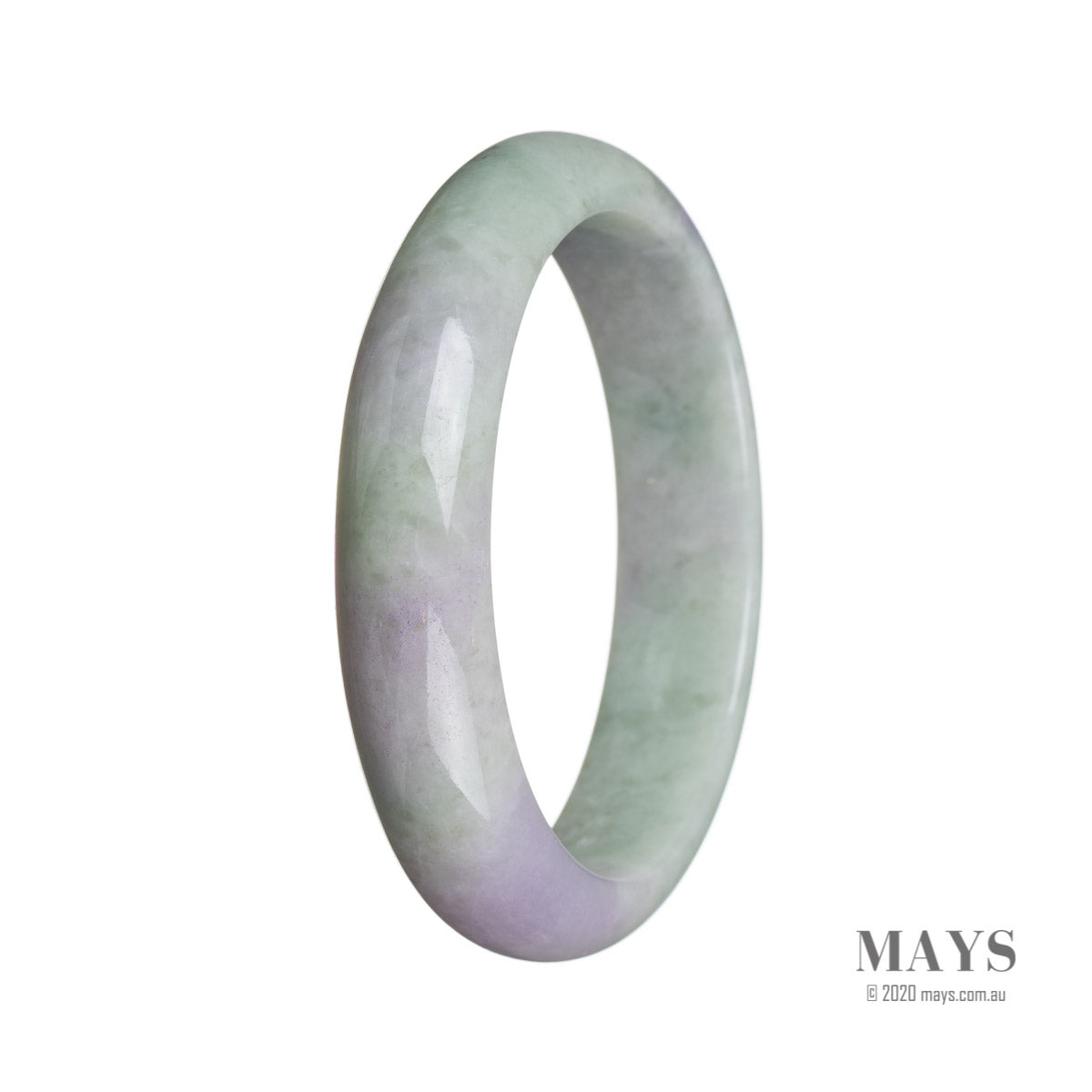 59mm Grade A Jadeite Jade Bangle - MAYS