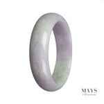 58mm Grade A Jadeite Jade Bangle - MAYS