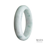 59mm Grade A Jadeite Jade Bangle - MAYS