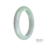 57mm Grade A Jadeite Jade Bangle - MAYS