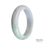 59mm Grade A Jadeite Jade Bangle - MAYS