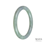 58mm Grade A Jadeite Jade Bangle - MAYS