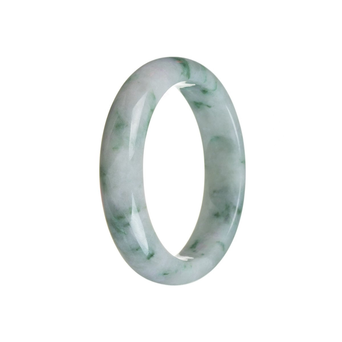 51mm Grade A Jadeite Jade Bangle - MAYS