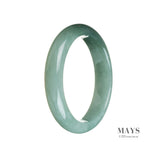57mm Grade A Jadeite Jade Bangle - MAYS