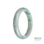 58mm Grade A Jadeite Jade Bangle - MAYS