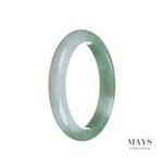 53mm Grade A Jadeite Jade Bangle - MAYS