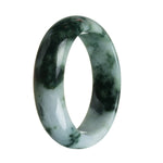 63mm Grade A Jadeite Jade Bangle - MAYS