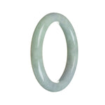 57mm Grade A Jadeite Jade Bangle - MAYS