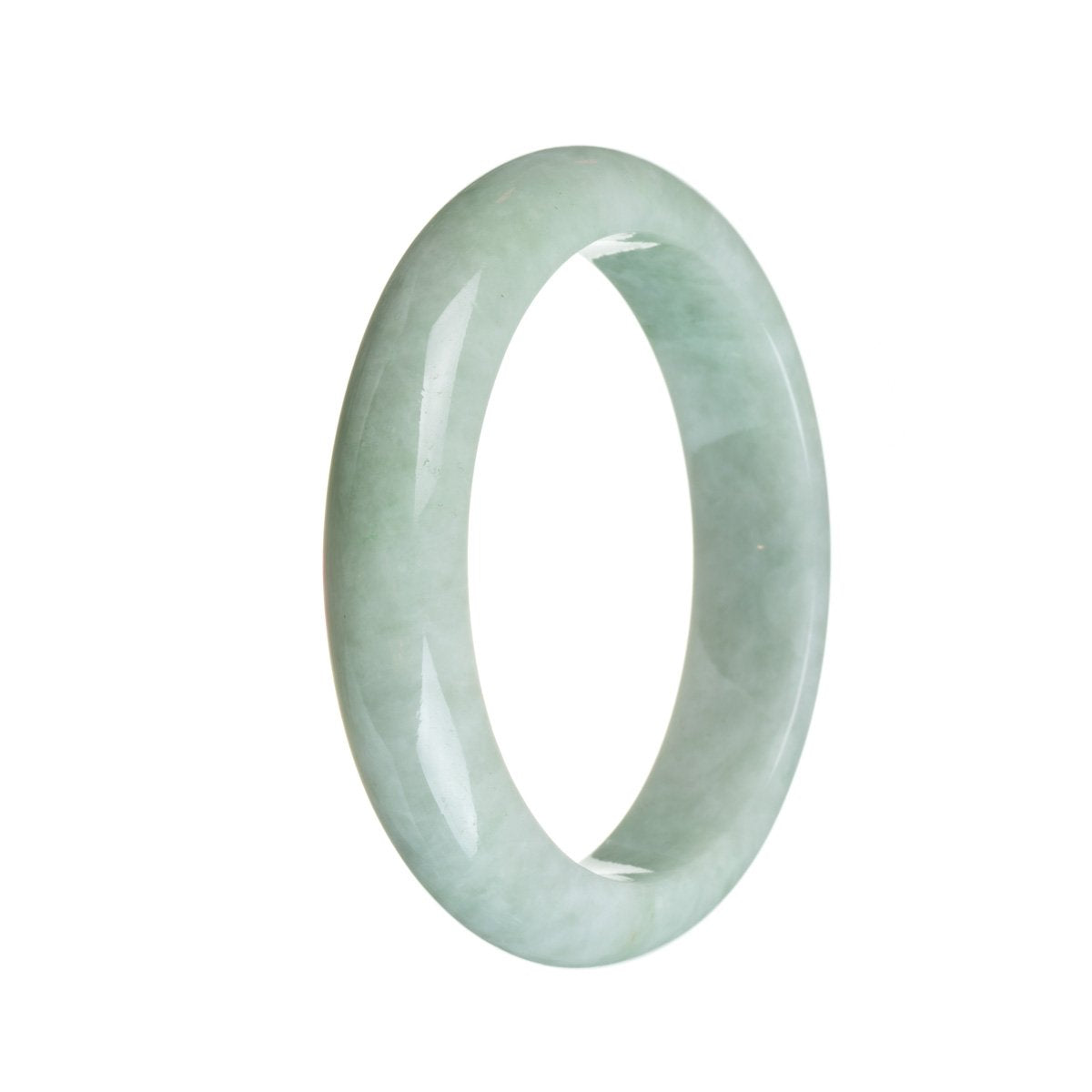 58mm Grade A Jadeite Jade Bangle - MAYS