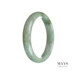 56mm Grade A Jadeite Jade Bangle - MAYS