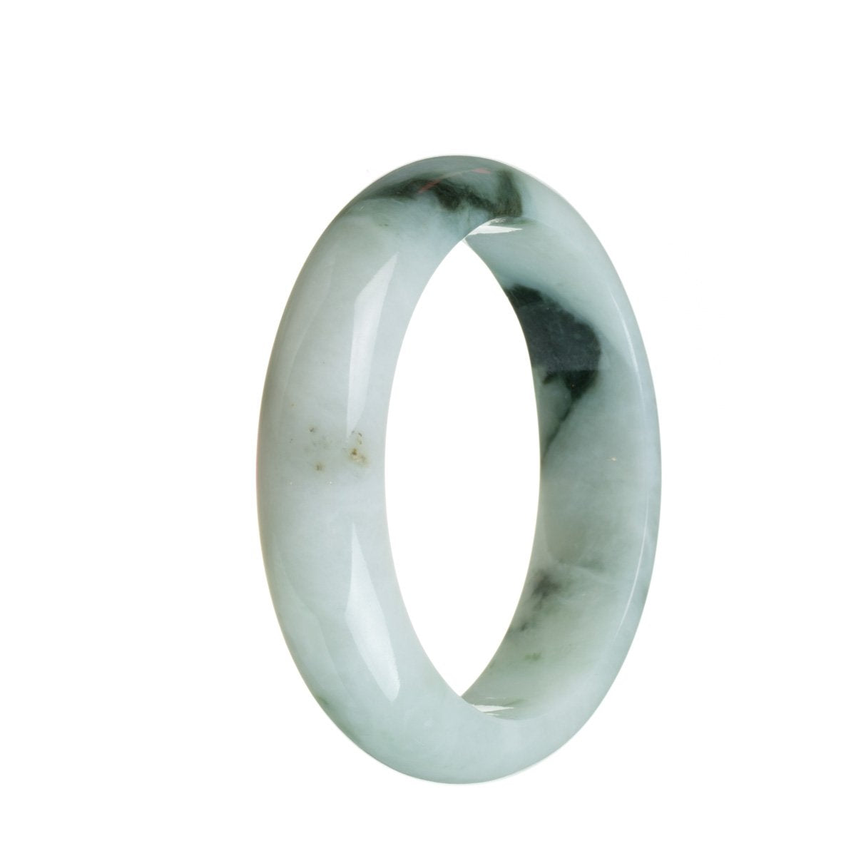 58mm Grade A Jadeite Jade Bangle - MAYS