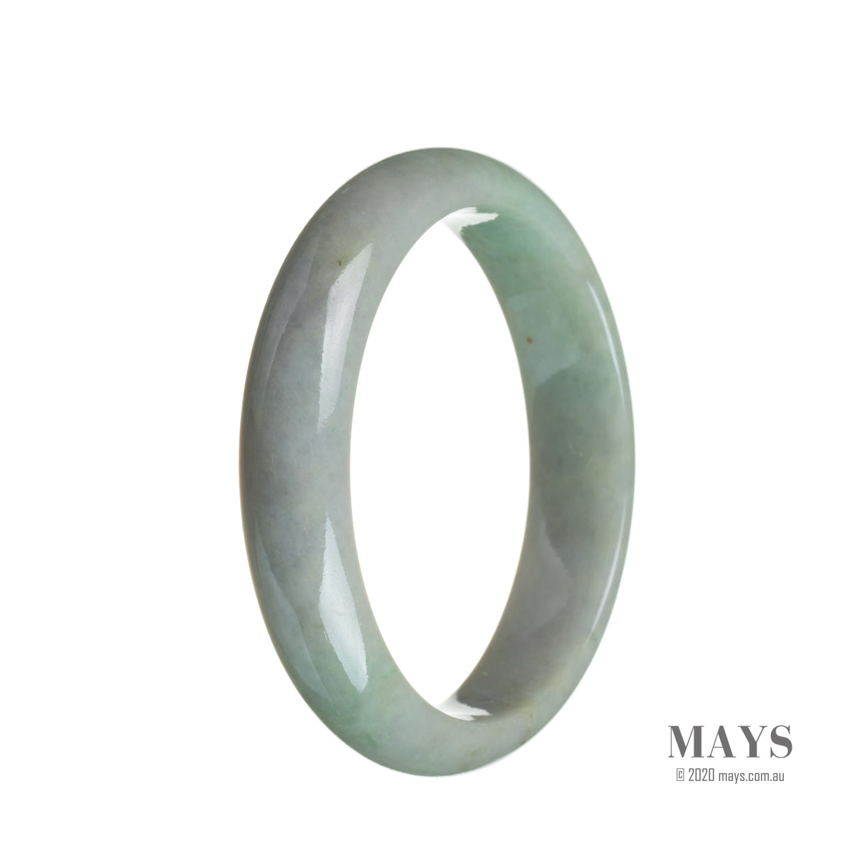 59mm Grade A Jadeite Jade Bangle - MAYS