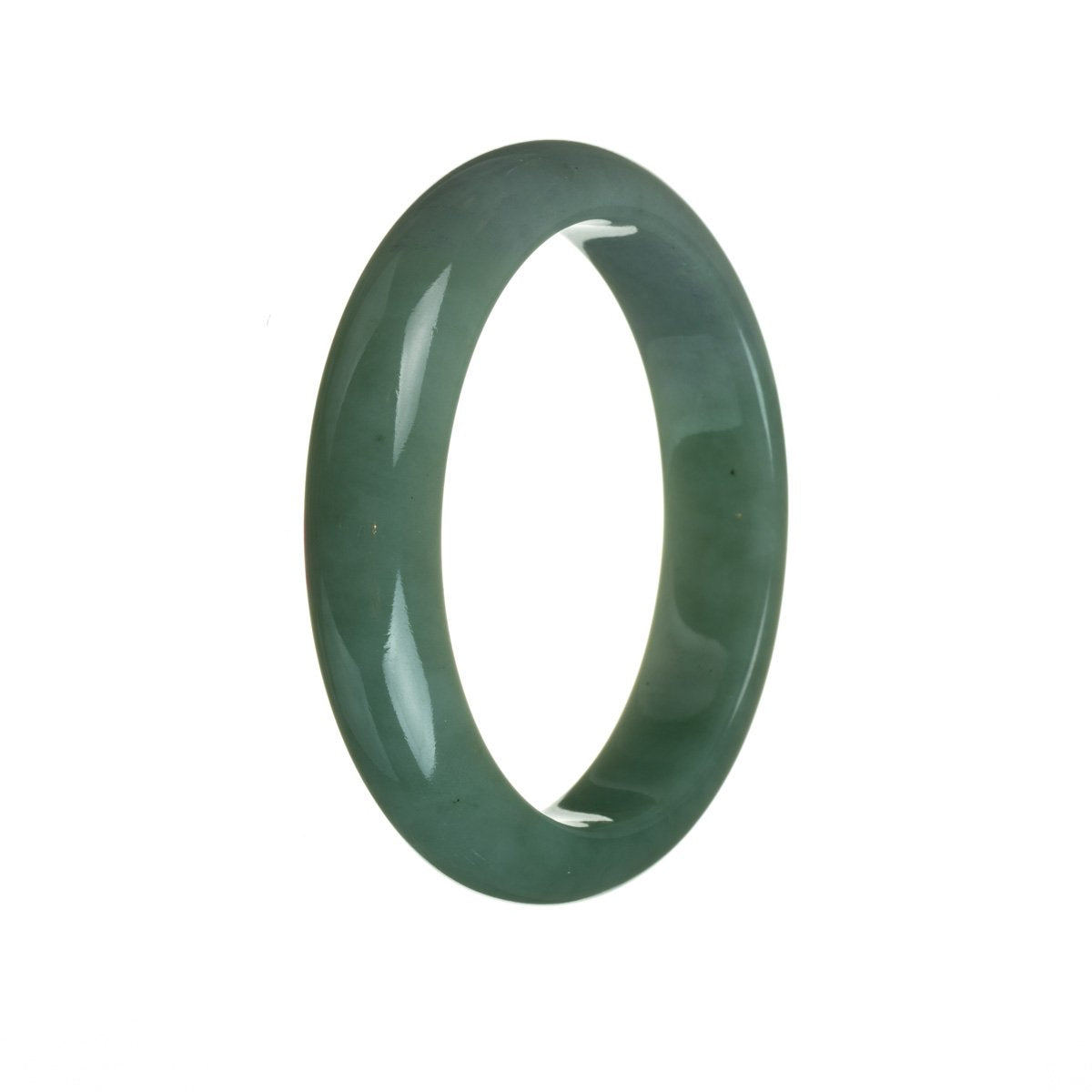 59mm Natural Grade A Jade Bangle Bracelet