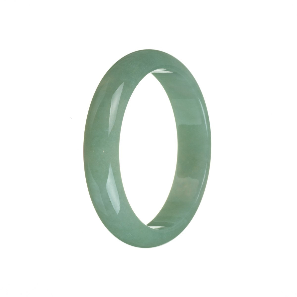 Round on sale jade bangle