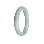 Authentic Grade A Lavender with Green Burma Jade Bracelet - 56mm Round