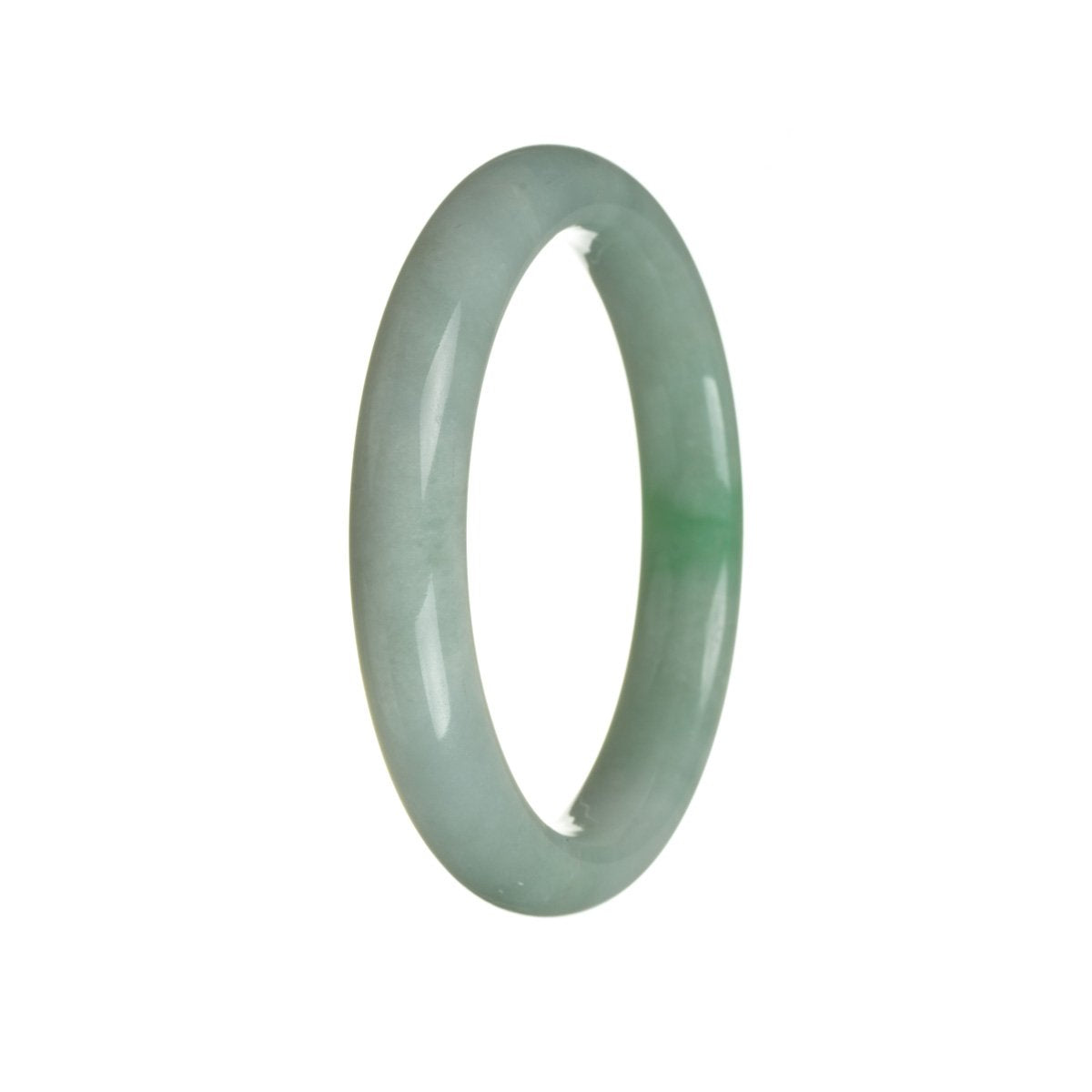 62mm Green Jadeite Jade Bangle Bracelet