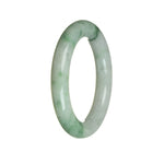 Authentic Grade A White Jadeite Bracelet - 56mm Round
