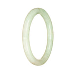 Genuine Untreated Light Green Jadeite Bracelet - 55mm Petite Round