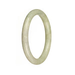A delicate and elegant pale green Burma Jade bracelet, featuring a petite round shape. Crafted with authentic Grade A jade, this bracelet from MAYS GEMS exudes natural beauty and timeless charm.