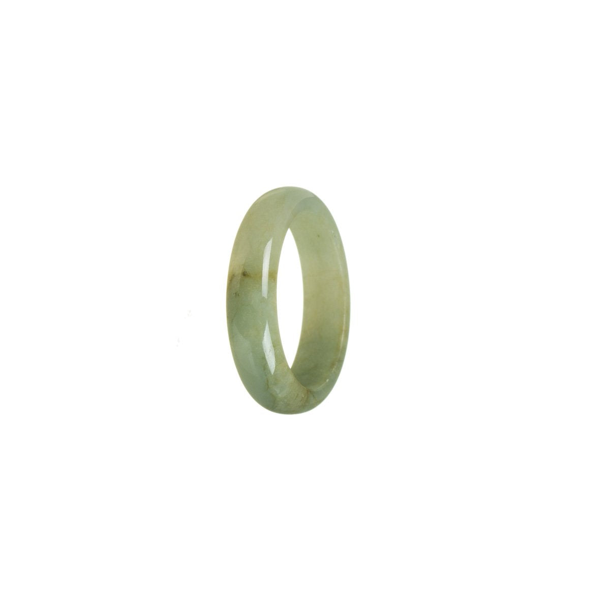 Authentic Green Jadeite Jade Band - Size U