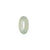 Certified Pale Green Jadeite Jade Ring  - Size R