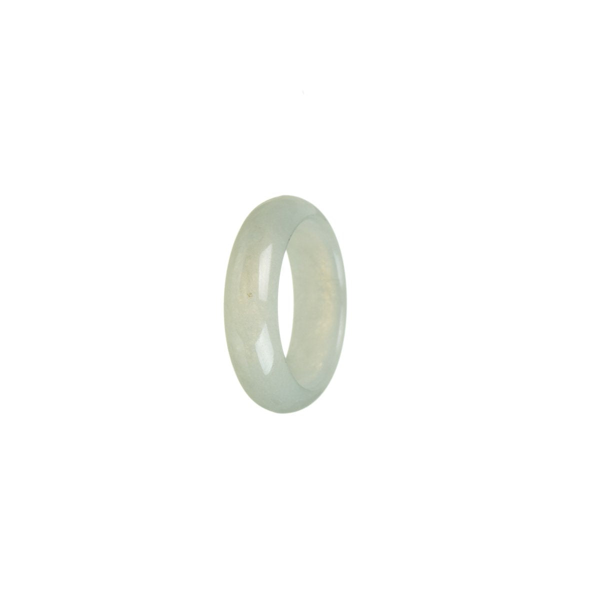 Certified Pale Green Jadeite Jade Ring- Size R