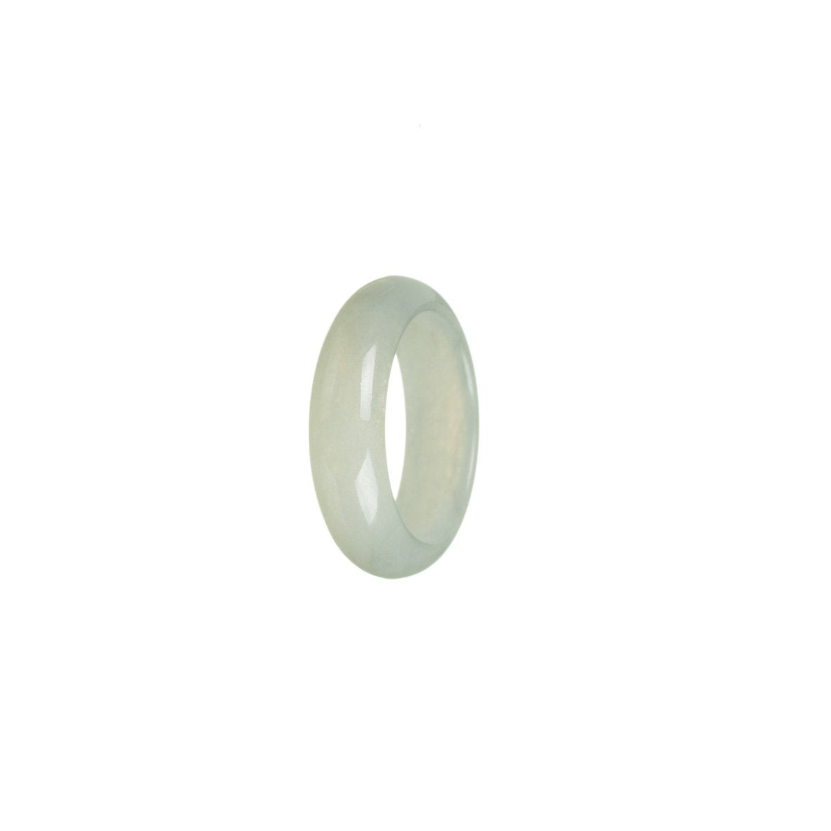 Certified Pale Green Jadeite Jade Ring- Size R