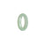 Certified Pale green Burma Jade Band - Size T