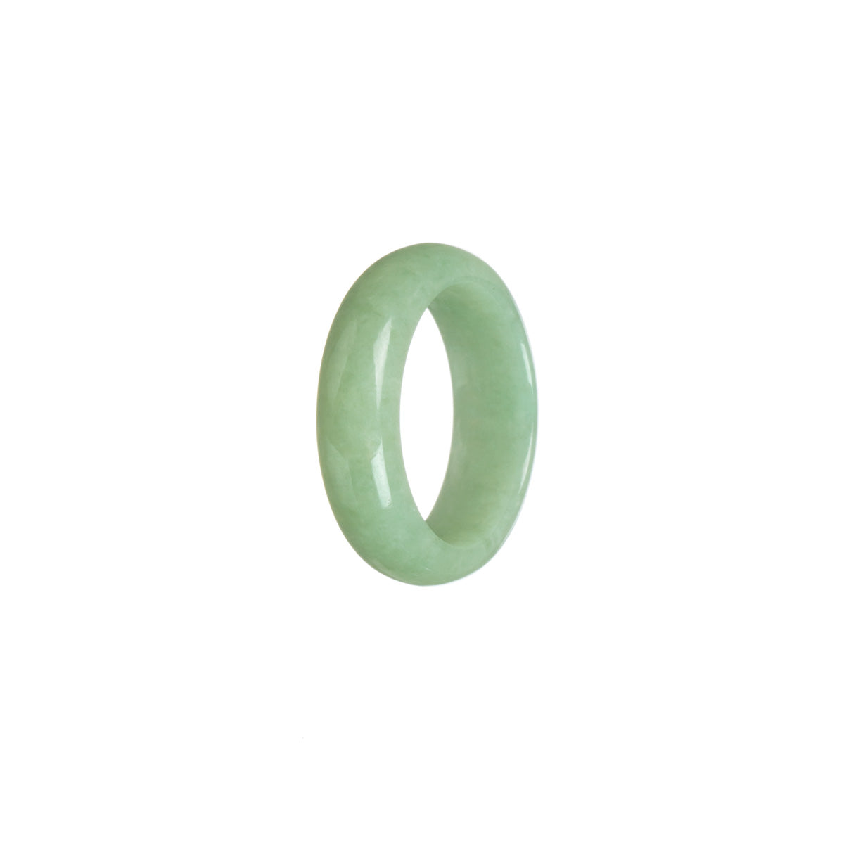 Authentic Green Burma Jade Band - Size S