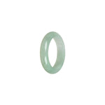 Real Pale Green Jade Band - Size S 1/2
