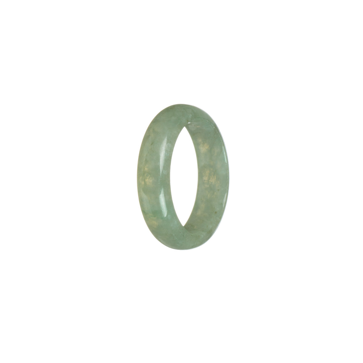 Real Green Jade Band - Size S 1/2