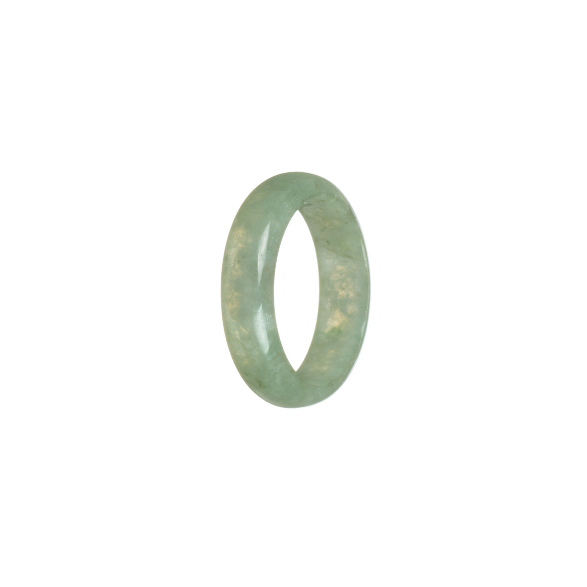 Real Green Jade Band - Size S 1/2