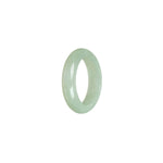 Real Pale green Jadeite Jade Band - Size S 1/2
