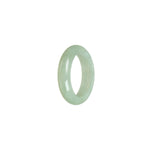 Real Pale green Jadeite Jade Band - Size S 1/2