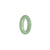 Real Green Jade Ring  - Size R