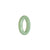 Real Green Jade Ring  - Size R