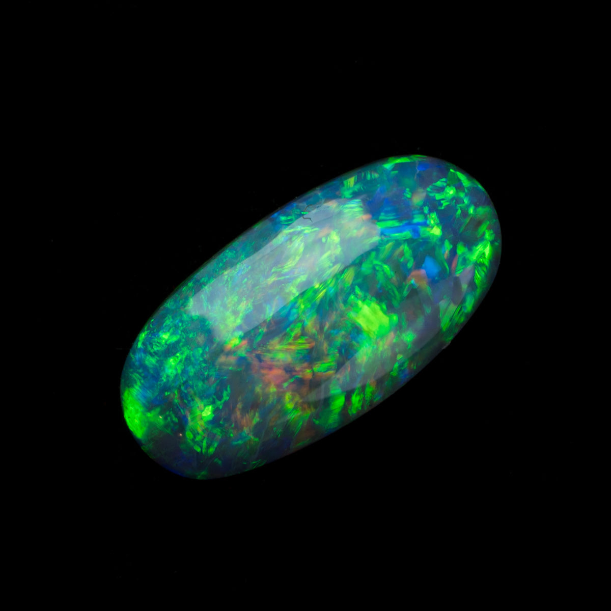 0.91ct Lighting Ridge Australian Solid Black Opal